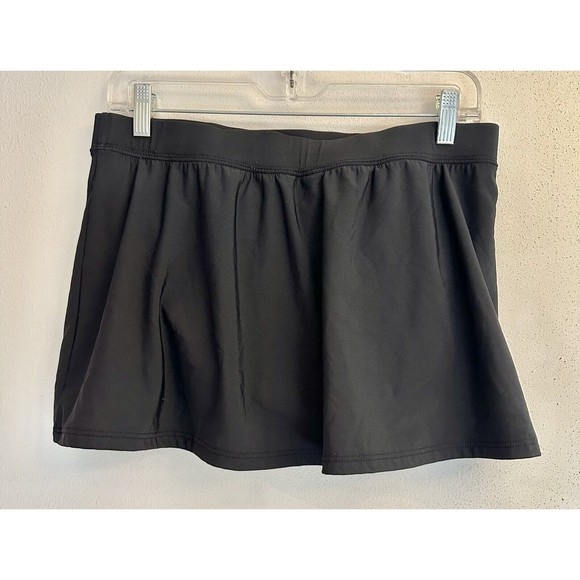 JAMAICA BAY Black SWIM SKIRT Size 14 80% Nylon 20% Lycra - Picture 4 of 9